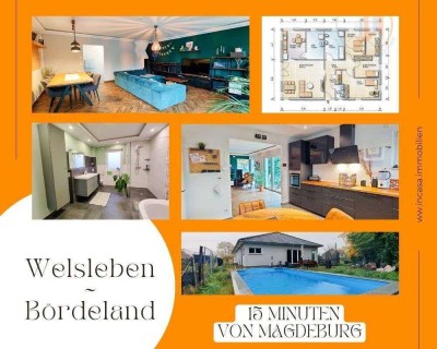 Neuwertiger Bungalow (BJ 2020) in Welsleben – stilvolles Wohnen auf einer Ebene