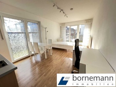 Erlangen-City! Möbliertes 1-Zi.-Studentenapartment mit Südterrasse!