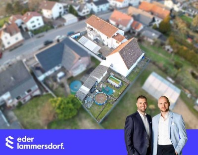 Charmantes Zweifamilienhaus mit Scheune & Garten – vermietet & vielseitig nutzbar