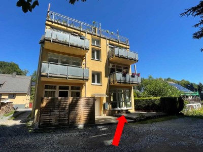 Gemütliche 2-Zimmer-Wohnung mit kleiner SüdTerrasse und Stellplatz in EINSIEDEL!