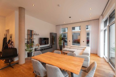 Wohnen mit Loft-Feeling – moderne EG-Wohnung mit außergewöhnlicher Raumhöhe