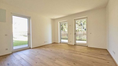 Helle, energieeffiziente 80qm Terrassenwohnung mit 170qm Garten in Traunstein - zentrumsnah
