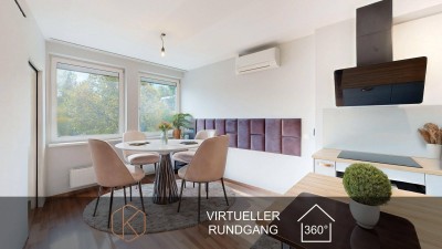 Gemütliche und moderne Wohnung in Zentrumsnähe mit großer Terrasse | 4 Zimmer | inkl. Tiefgaragenstellplatz