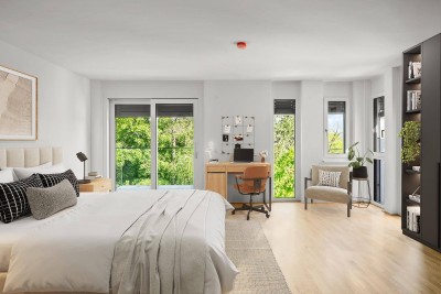 Moderner Erstbezug: Sonnige 5-Zimmer-Wohnung mit Balkon und Garten