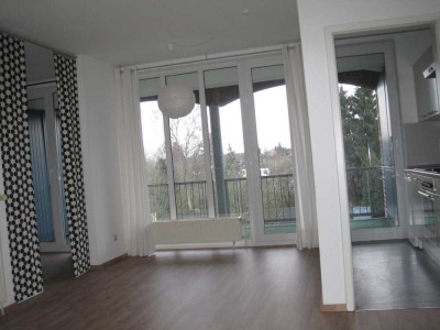 Helle Single Wohnung mit 2 Zimmern und großem Balkon