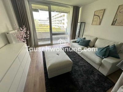 Tauschwohnung: Helle und moderne 1-Zimmer-Wohnung mit Balkon in München