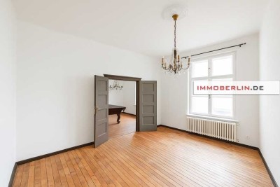 IMMOBERLIN.DE - Toplage: Großzügige Altbauwohnung mit ruhigem Südwestbalkon zwischen Schlossgarten &