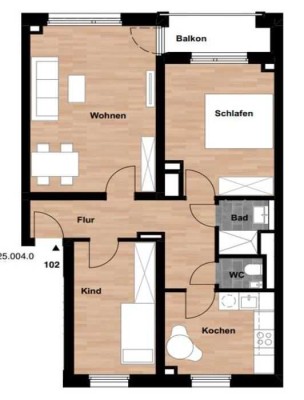 Lichtdurchflutete 3-Zimmerwohnung  zu vermieten