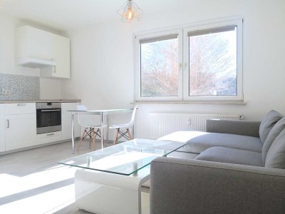 Ab sofort, Provisionsfrei! DU Süd – Huckingen, top modern möblierte 2 Zi. EG-Wohnung
