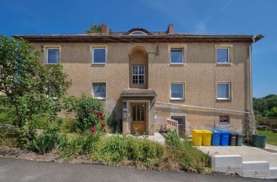 Schönes Wohnen in Hermsdorf an der Gartenanlage mit Blick ins Grüne