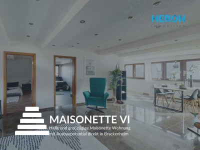 MAISONETTE VI - Helle und großzügige Maisonette-Wohnung mit Ausbaupotential direkt in Brackenheim