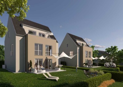 BAUBEGINN ERFOLGT Neubau von 4 DH und 2 EFH in ruhiger, grüner Lage von Bad Homburg OberErlenbach