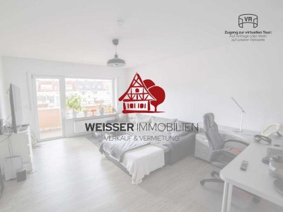 Helle und freundliche 2-Zimmerwohnung im 4.OG mit Aufzug & Balkon - Einbauküche zur Ablöse