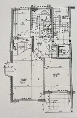 Helle 3-Zimmer Wohnung mit Balkon und Garage in Landau-Queichheim