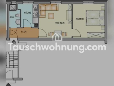 Tauschwohnung: 2 Zi- Gut geschnitten- Super Hausgemeinschaft- Super Lage