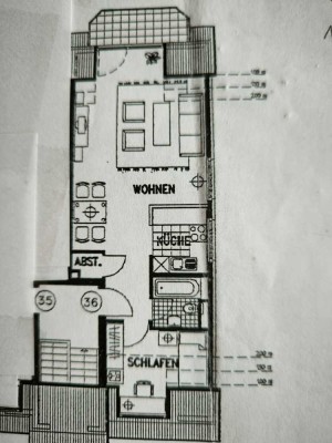 Freundliche 2-Zimmer-Wohnung mit Balkon in Ratingen