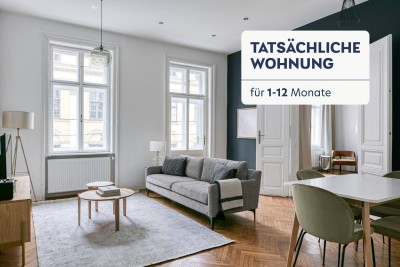Altbaujuwel mit Terasse, Wien Mitte U3 + Bahnhof, wenige Schritte zur Innenstadt, geräumige 2 Zimmer (VIE37)