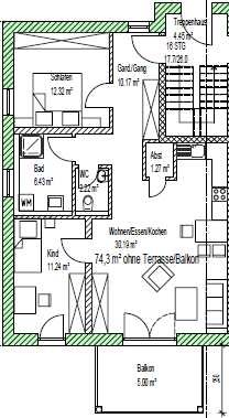***Vorankündigung***Neubau-Zwei-Zimmer-Wohnung in Mühldorf a. Inn