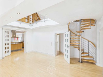 Maisonettewohnung über den Dächern von Schweinfurt