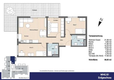 4-Zimmer-Wohnung (EG) in Traumlage von Garmisch-Partenkirchen mit Garten und Stellplatz (NEUBAU)