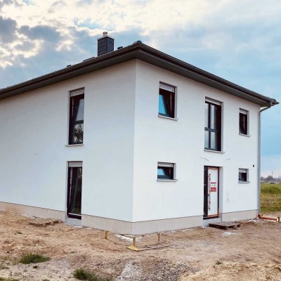 Moderne Neubau-Stadtvilla inkl. Photovoltaik in Massivbauweise!