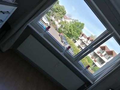 Geschmackvolle Wohnung mit einem Zimmer, Kochnische und Abstellraumin Hanau