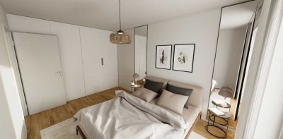 Charmante 2-Zimmer-Balkon-Wohnung mit Garten