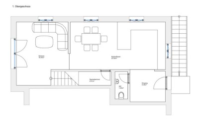 Maisonette Wohnung mit Garten im Holzhaus (Erstbezug)