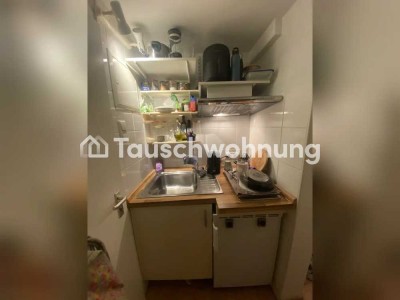 Tauschwohnung: Tausche 1-Zi-Whg gegen WG Zimmer oder größere Whg