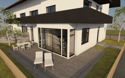 Exklusive Erdgeschosswohnung mit Südgarten- Erstbezug nach hochwertiger Sanierung