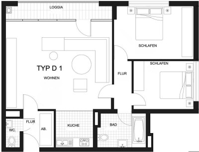 Helle und frisch renovierte 3-Zimmer-Wohnung mit Loggia – Nähe BASF & Uni Mannheim, direkt an ÖPNV