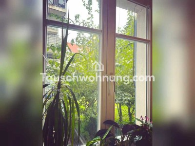 Tauschwohnung: Schöne 2-Zimmer Wohnung mit sehr großem Gemeinschaftsgarten