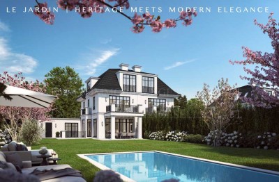 LE JARDIN ￨ELEGANTE VILLENHÄLFTE MIT POOL IN BESTLAGE