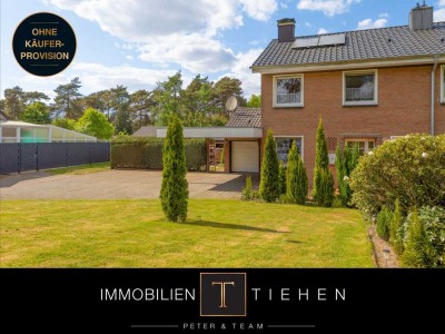 Platz, Potenzial, bezugsfrei - Doppelhaushälfte mit zwei Vollgeschossen und Garage in Meppen-Bokeloh