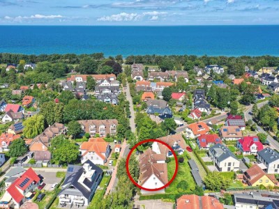 Nur 5 Gehminuten zum Ostseestrand - gemütliche Ferienwohnung in ruhiger Lage und Blick ins Grüne