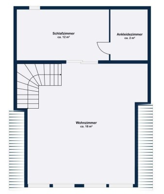 Helle Maisonnette-Dachgeschoss-Wohnung