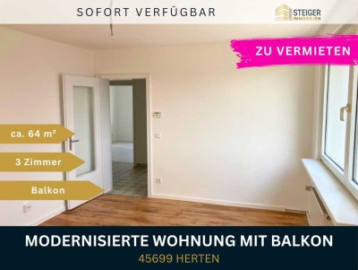 Helle 3-Zimmer-Wohnung mit Südbalkon – Ideal für Familien oder Paare!