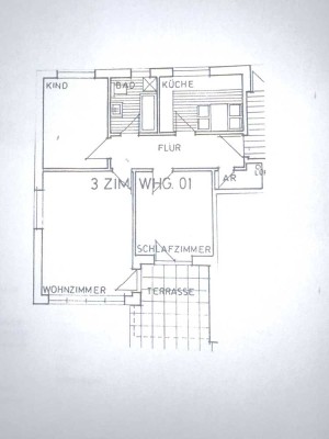 3-Zimmer-Wohnung mit Terrasse