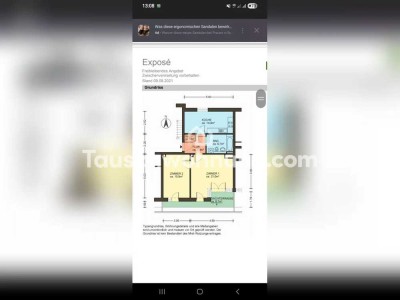 Tauschwohnung: Wunderschöne 2 Zimmer Wohnung mit Dachterrasse