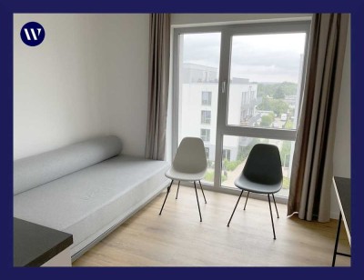 Direkt einziehen! Studenten-Einzel-Apartment Nähe FH!! Design-Möbel, Einbauküche, Duschbad, Aufzug