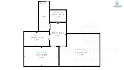 Schöne 2 Zimmer Altbau-Wohnung mit Charme in Itzehoe (08)