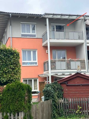 Gepflegte 3-Zimmer-Dachgeschosswohnung mit Balkon und Einzelgarage in Buchloe