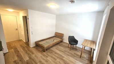 Exklusive Neubau 1-Zimmer-Wohnung - möbliert
