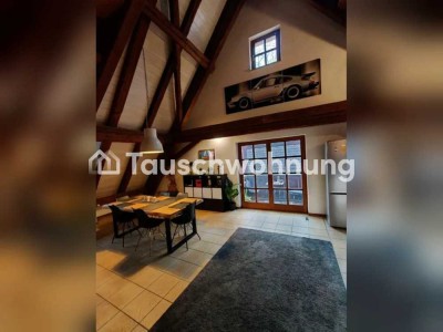 Tauschwohnung: Außergewöhnliche Maisonettenwohnung