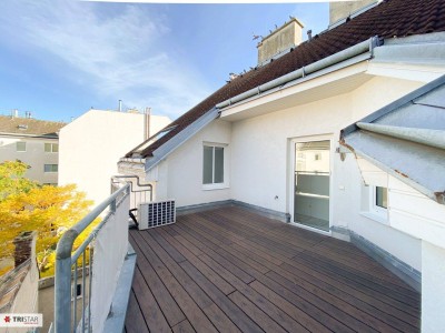 NEU :::I CALL IT HOME – STYLISCHE UND SEHR WOHNLICHE DACHGESCHOSSWOHNUNG MIT TERRASSE IN GUTER LAGE– Kauf in 1100 Wien:::