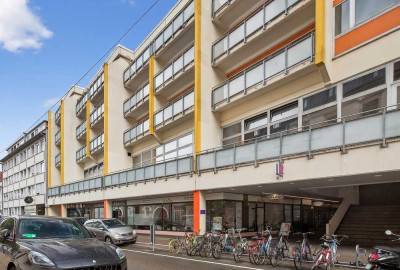Kapitalanlage im Herzen von Karlsruhe – vermietete 1-Zimmer-Wohnung mit Loggia & TG-Stellplatz