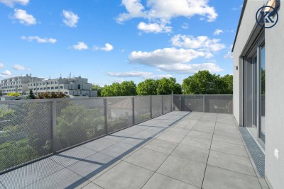 Erstbezug Traumhafte Dachgeschosswohnung mit durchdachter Raumaufteilung und großer Terrasse nahe U2