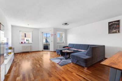 Moderne 2-Zimmer-Wohnung im Herzen von Rastatt mit Balkon und toller Aussicht
