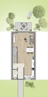 Hier wächst ihre Zukunft: Neubau-Mietshaus mit Garten in Wesseling