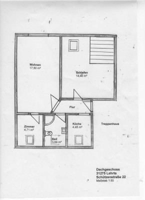Schöne 2-Zimmer-DG-Wohnung in Lehrte